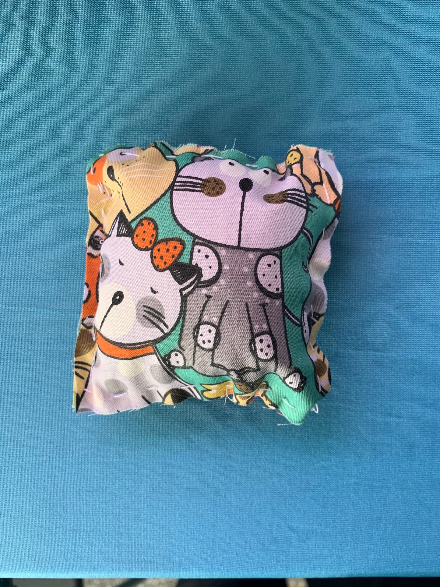 Prayer Pillow with Wood Cross Handmade