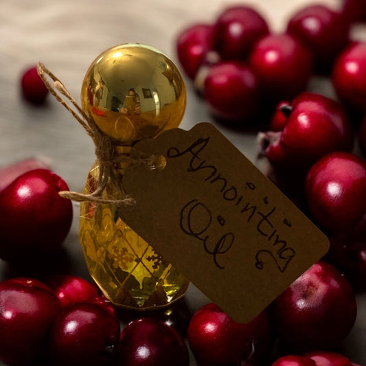 Anointing Oil Holiday Delight Apple Cranberry Organic Natural