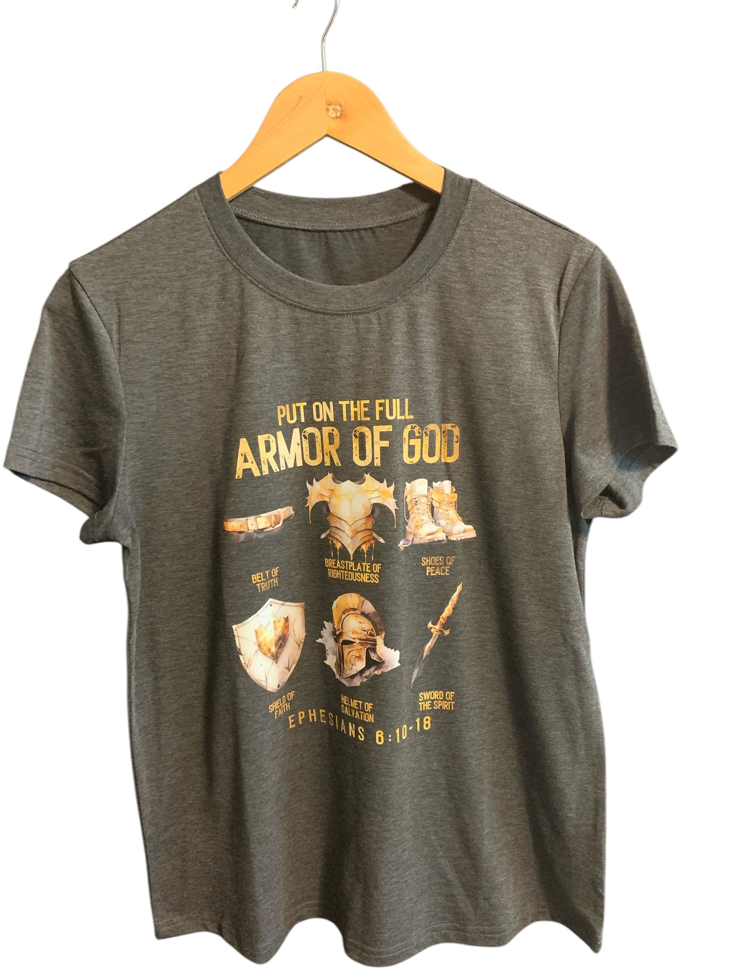 Put on the Armor of God Pink Women’s T Shirt