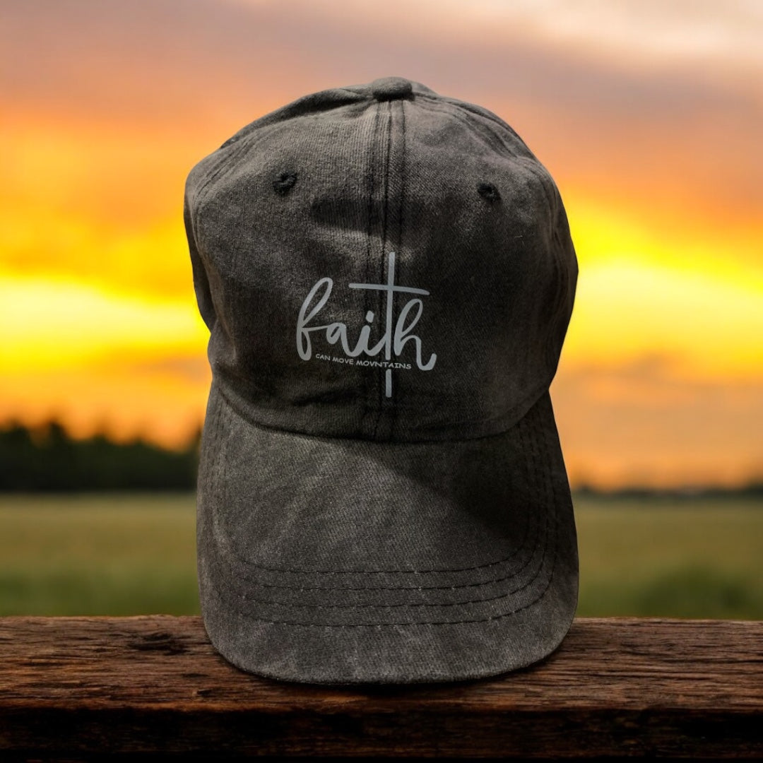 Faith Cross Baseball Cap Hat