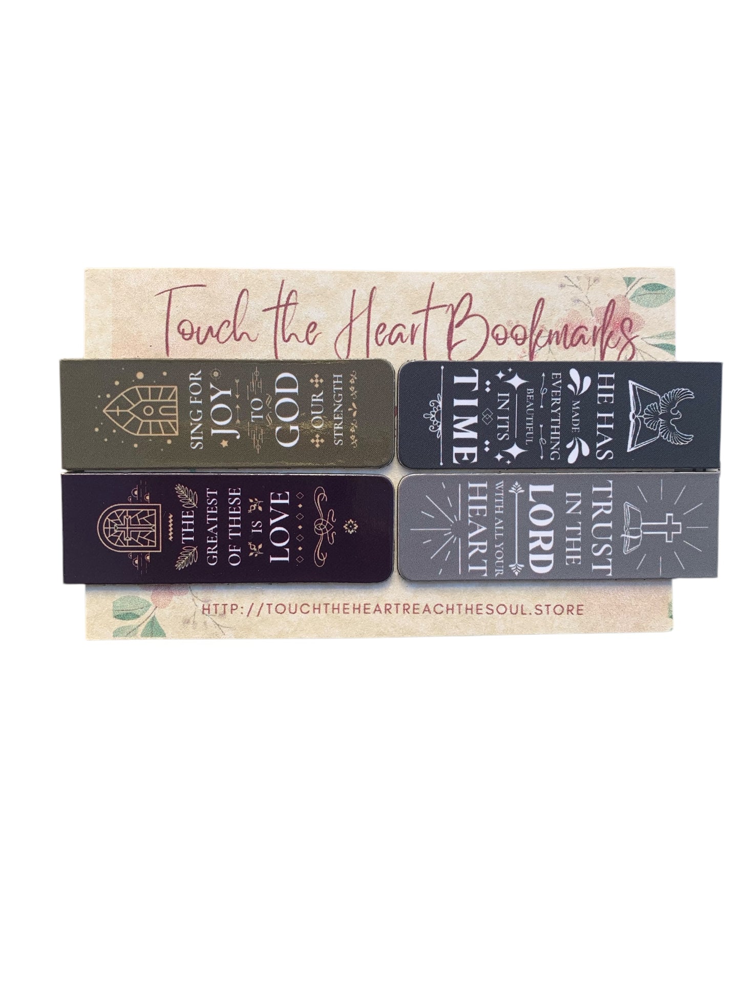 Kind God Love and Faith Magnetic Bookmarks