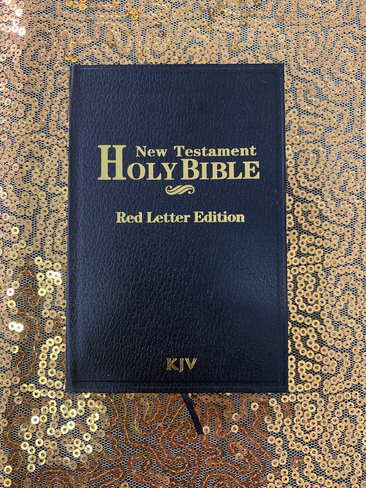 New Testament Holy Bible Red Letter Edition Mini and Medium Bible