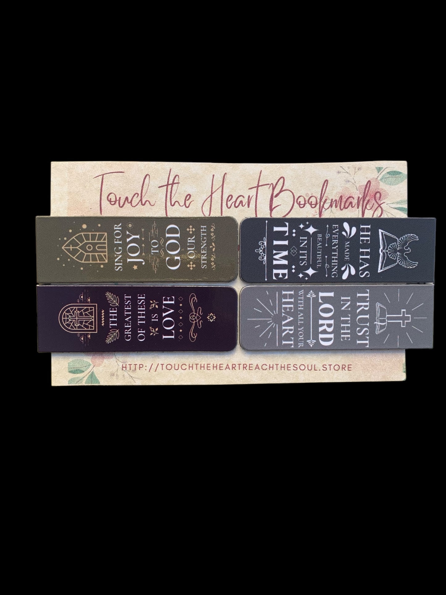 Kind God Love and Faith Magnetic Bookmarks