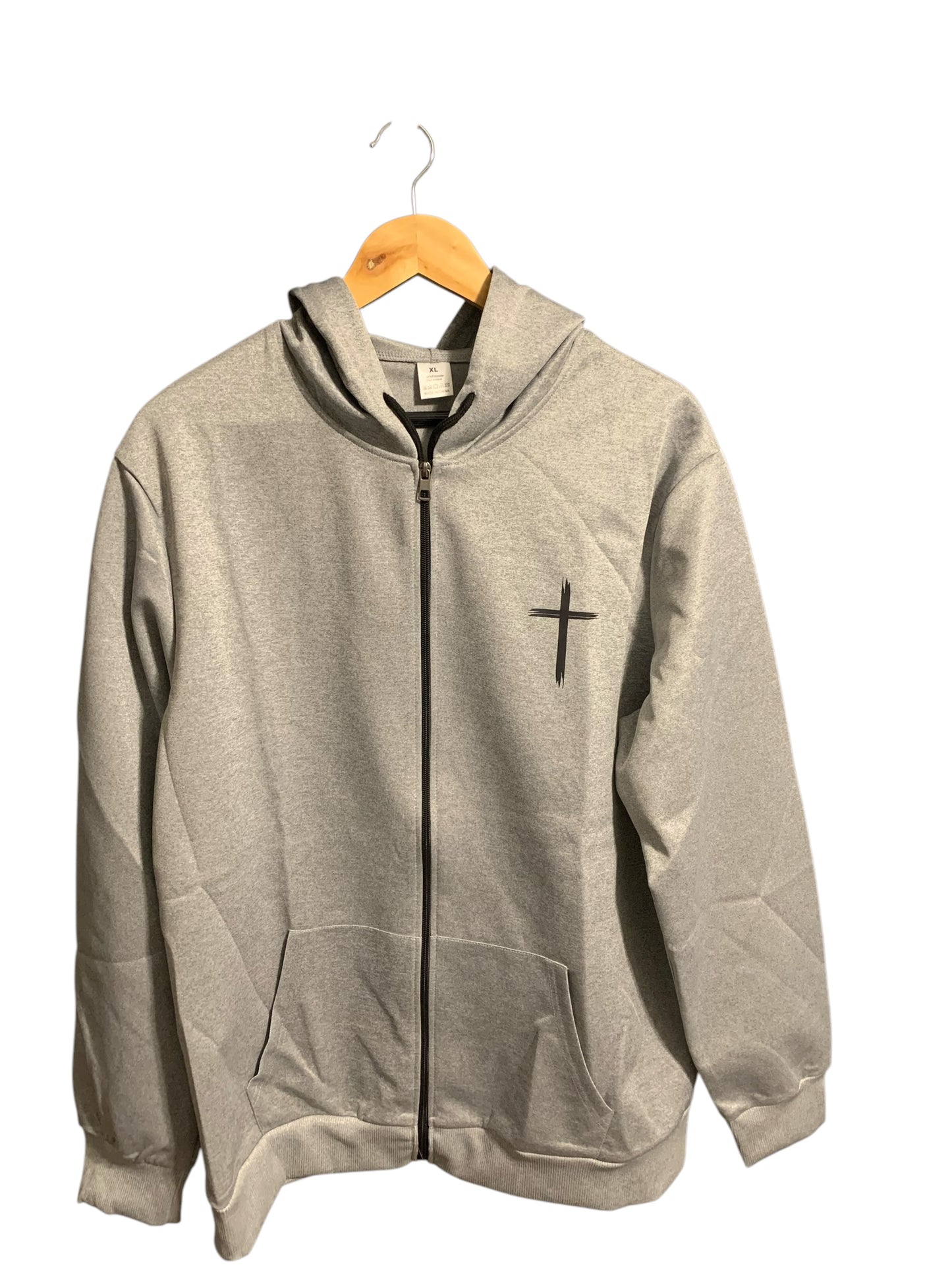 I Can Do All Things Through Christ Who Strengthens Me Light Zipper Sweatshirt with Hood