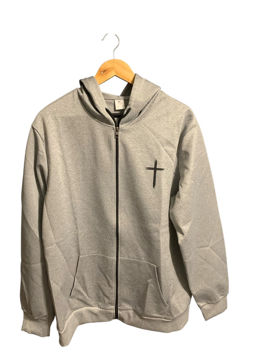 I Can Do All Things Through Christ Who Strengthens Me Light Zipper Sweatshirt with Hood