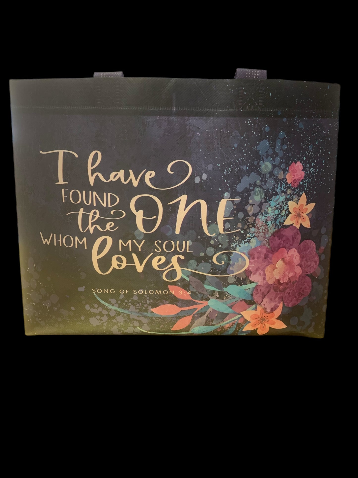 I Have Found the One Whom My Soul Loves Song of Solomon 3:4 Reusable Bag