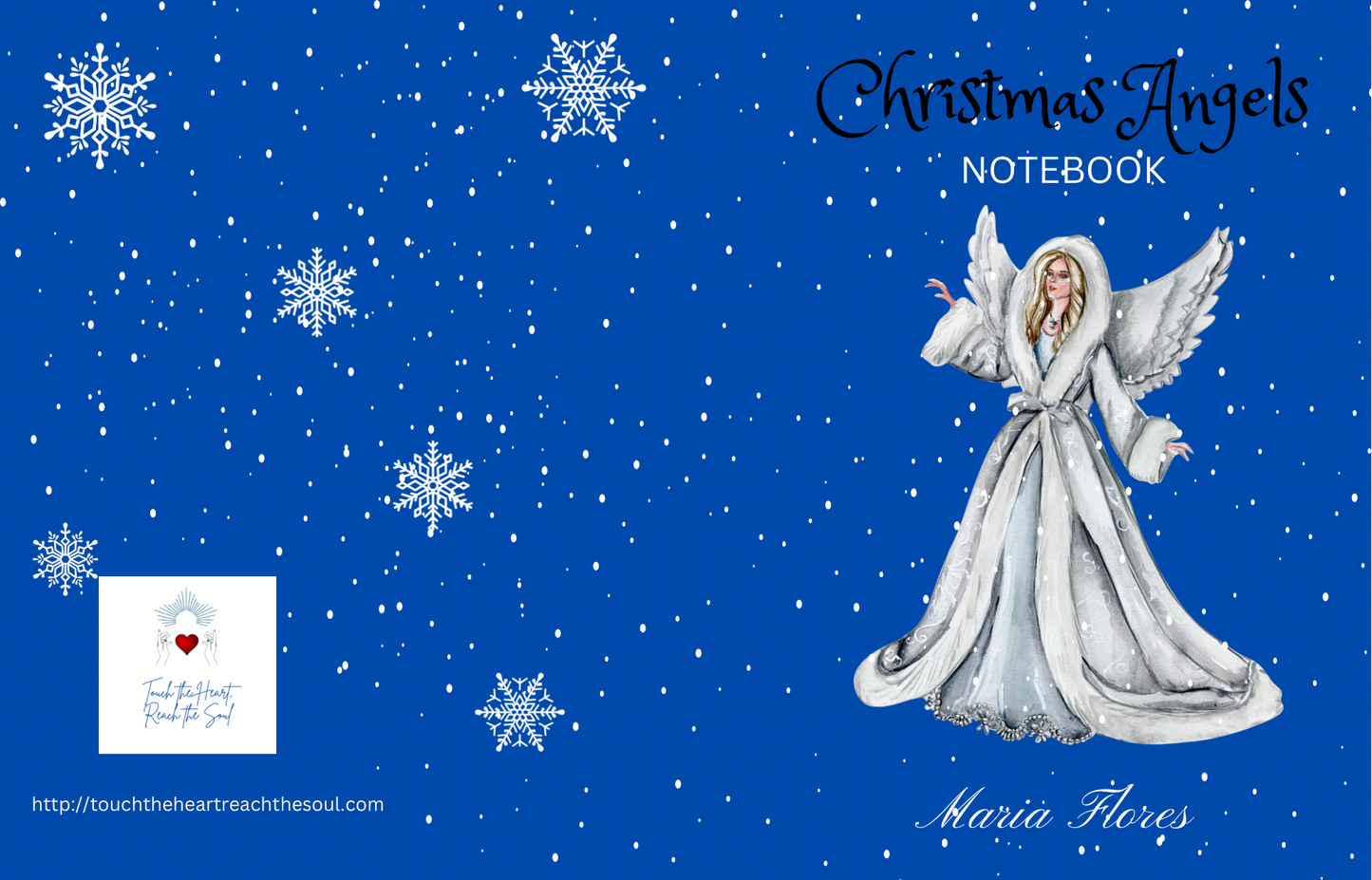 Christmas Angels Full Color Notebook by Maria Flores
