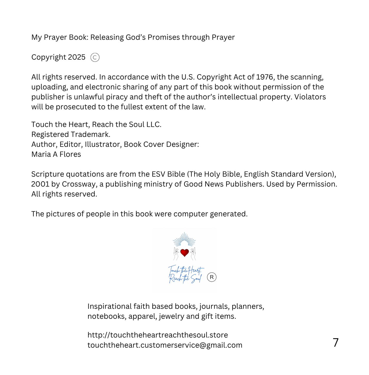 My Prayer Book: Releasing God’s Promises for Children through Prayer by María A Flores