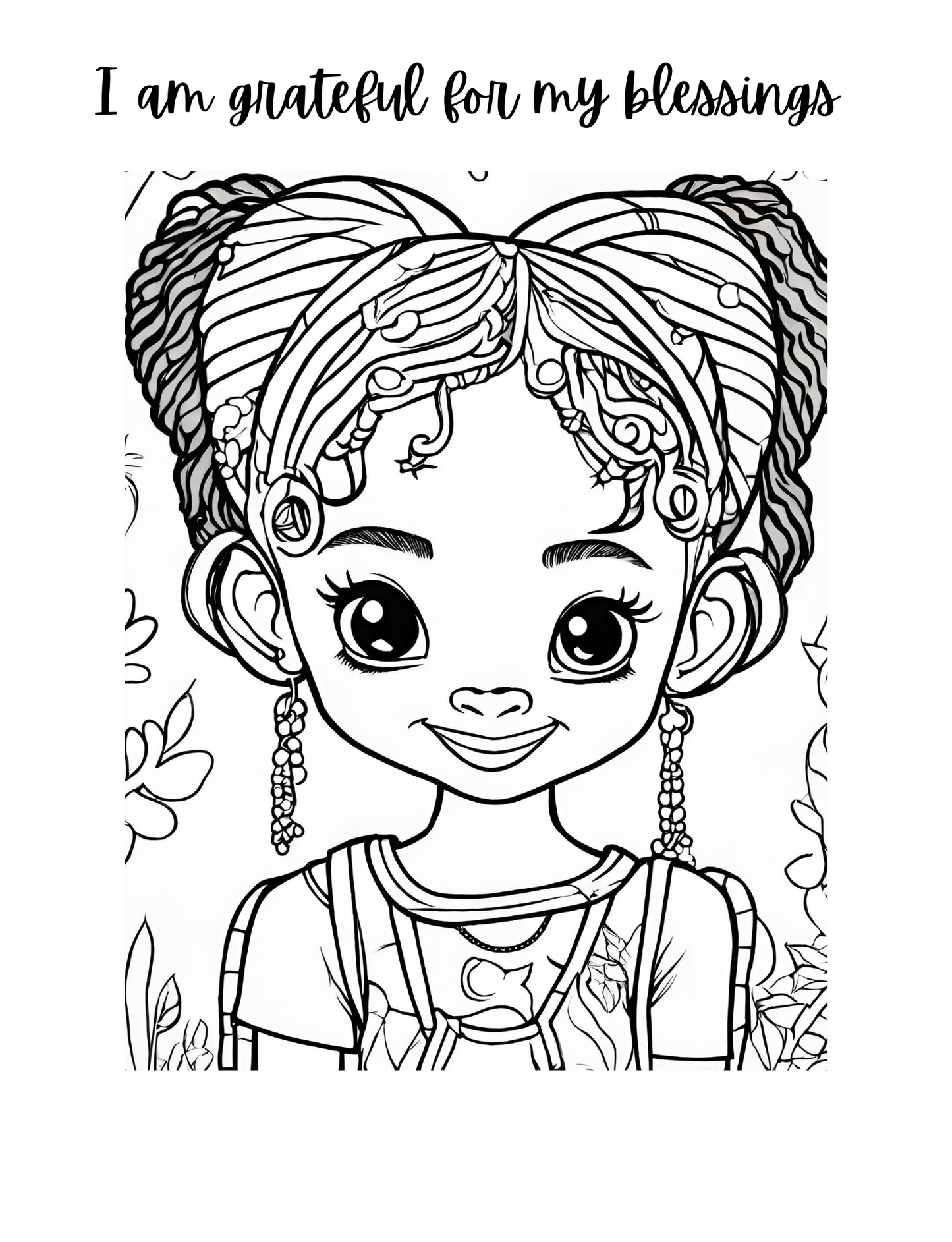 I Am God’s Beloved Daughter: Daily Affirmation Coloring Book for Girls by Maria Flores