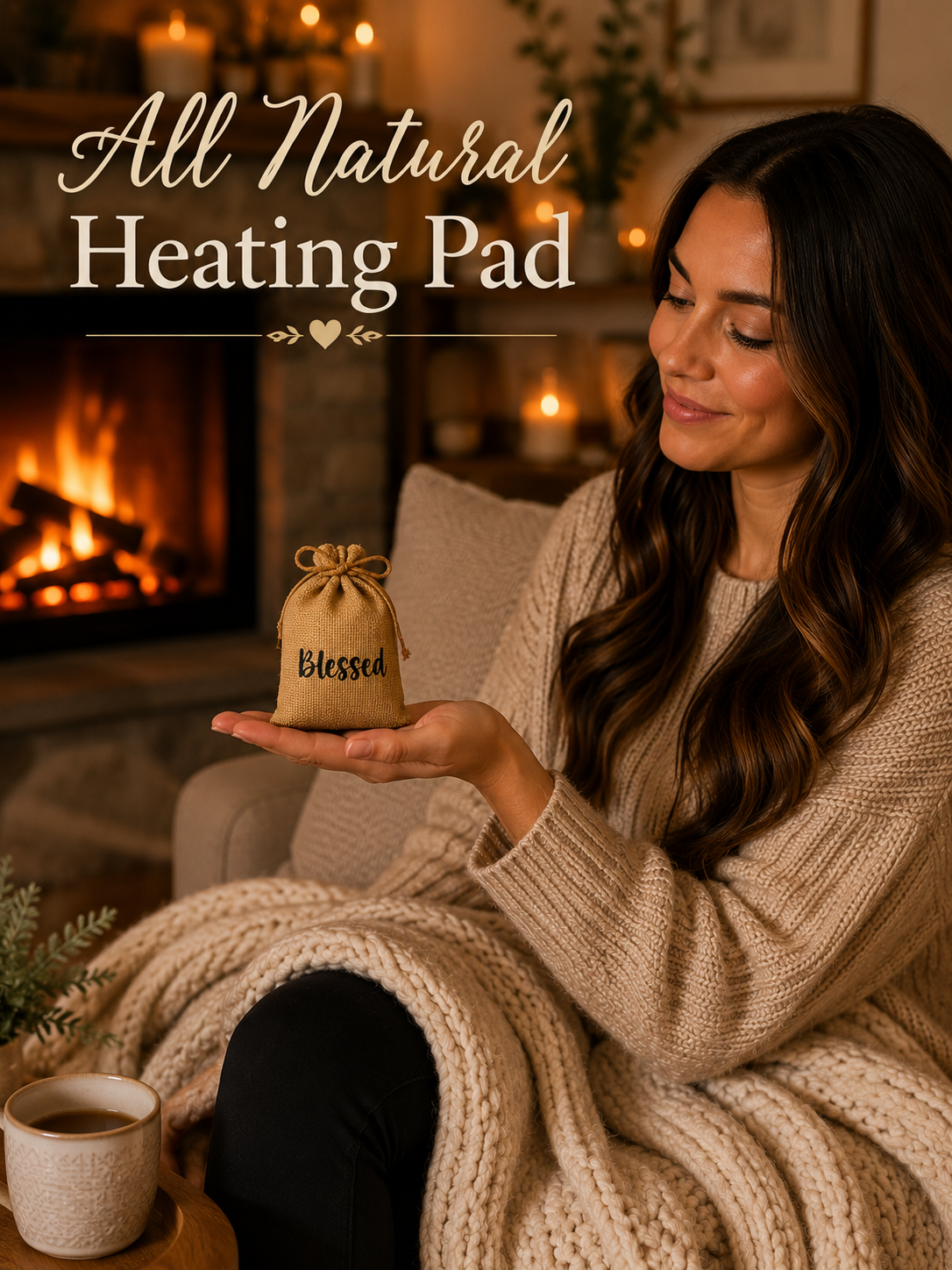 Faith and Warmth All Natural Heating Pad Hand Warmer Scented Essential Oil