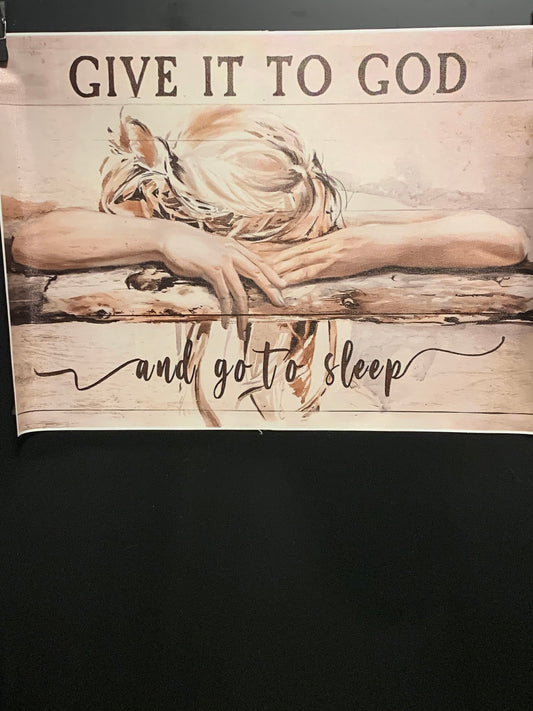 Give It to God Woman Poster