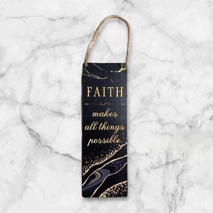 Dreams, Love, Faith Wood Wall Decor