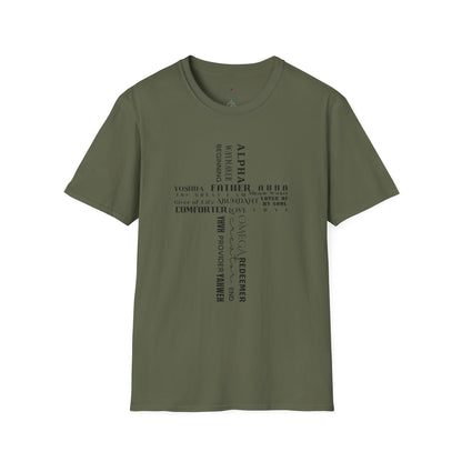 Names of God Cross T-Shirt