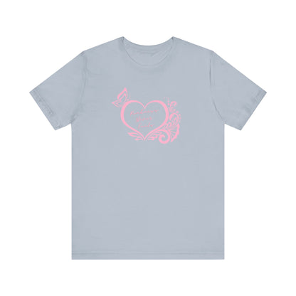 Kindness Never Fails Pink Heart Tee Short Sleeve