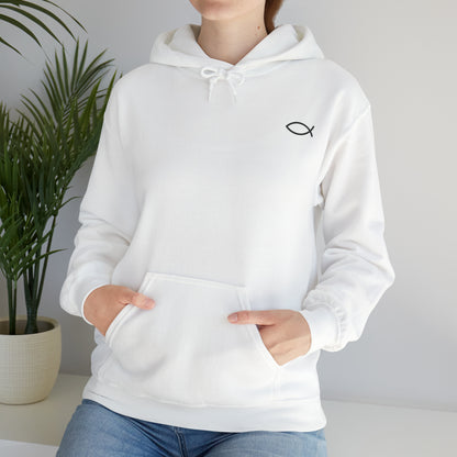 Fish Minimalist™ Hooded Sweatshirt