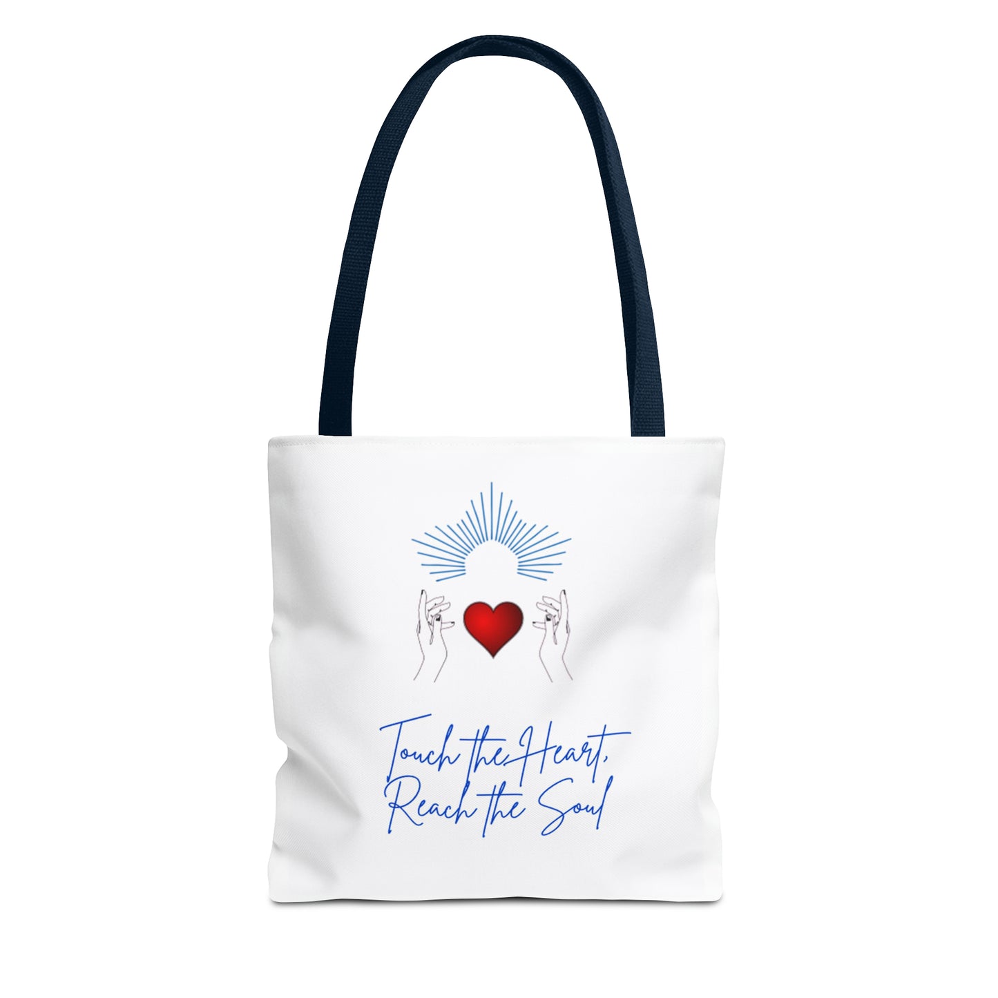 Touch the Heart, Reach the Soul Tote Bag (AOP)