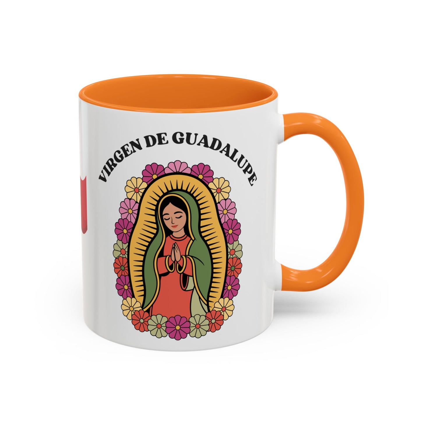 Virgen de Guadalupe Ciudad de México Mug | Colorful Ceramic Coffee Cup