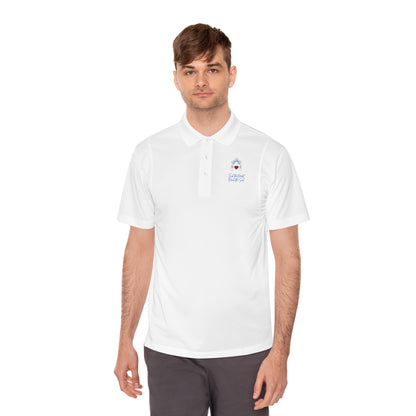 Touch the Heart Logo Men's Sport Polo Shirt