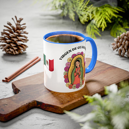 Virgen de Guadalupe Ciudad de México Mug | Colorful Ceramic Coffee Cup