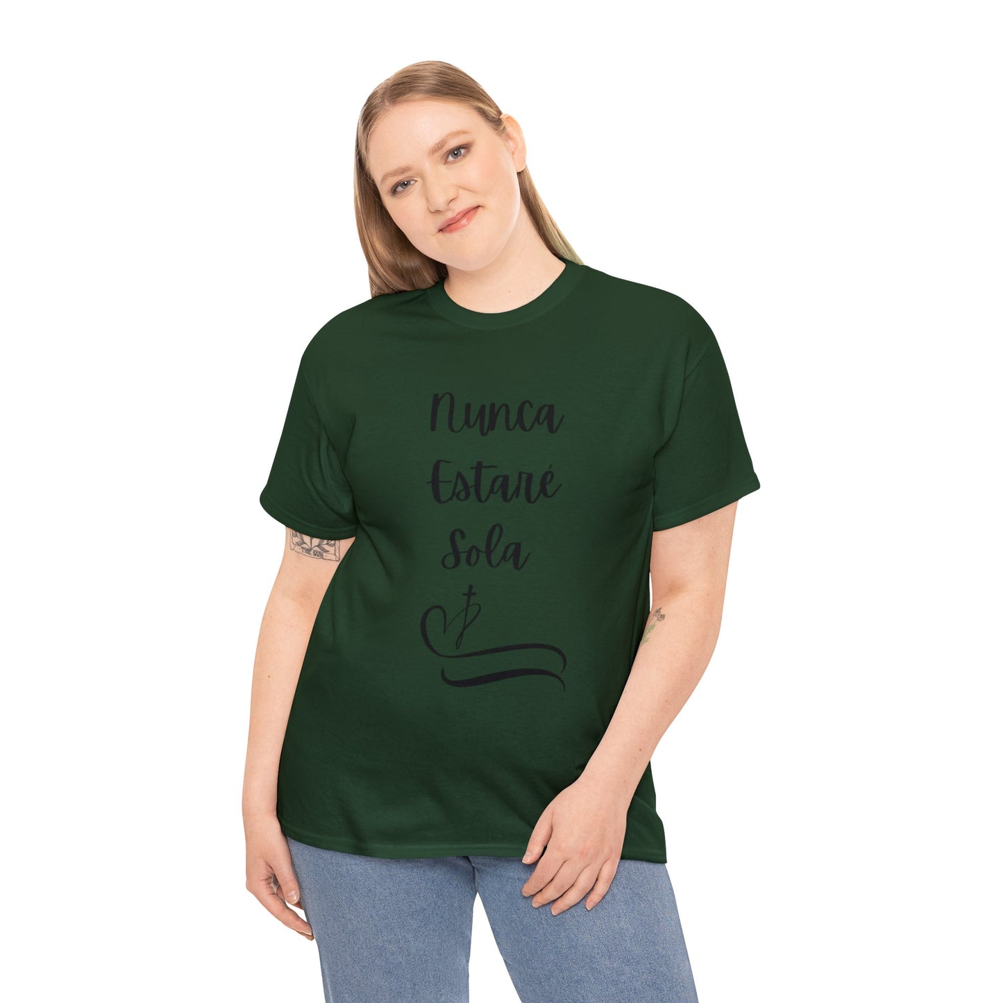 Nunca Estaré Sola T-shirt (I Will Never Be Alone) T-shirt in Spanish