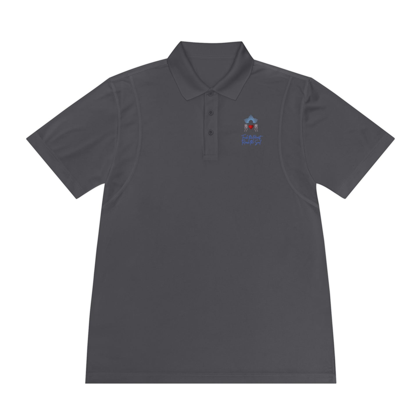 Touch the Heart Logo Men's Sport Polo Shirt