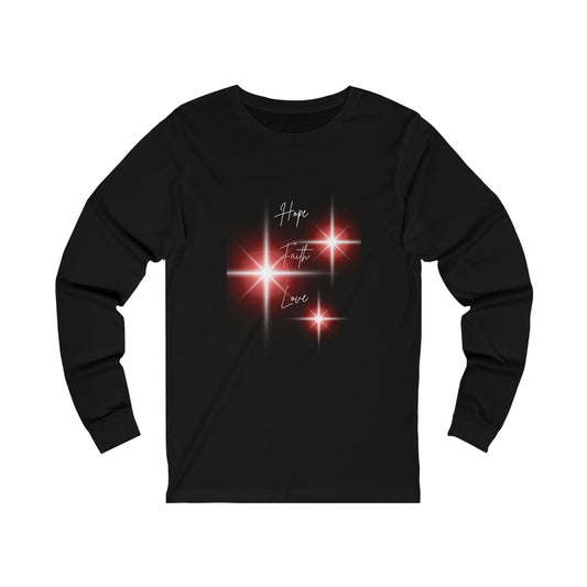 Hope, Faith, Love Long Sleeve Tee