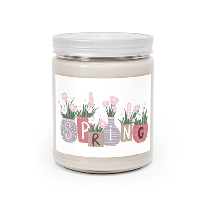 SPRING Floral Design Scented Candles, 9oz