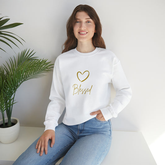 Blessed Heart Crewneck Sweatshirt