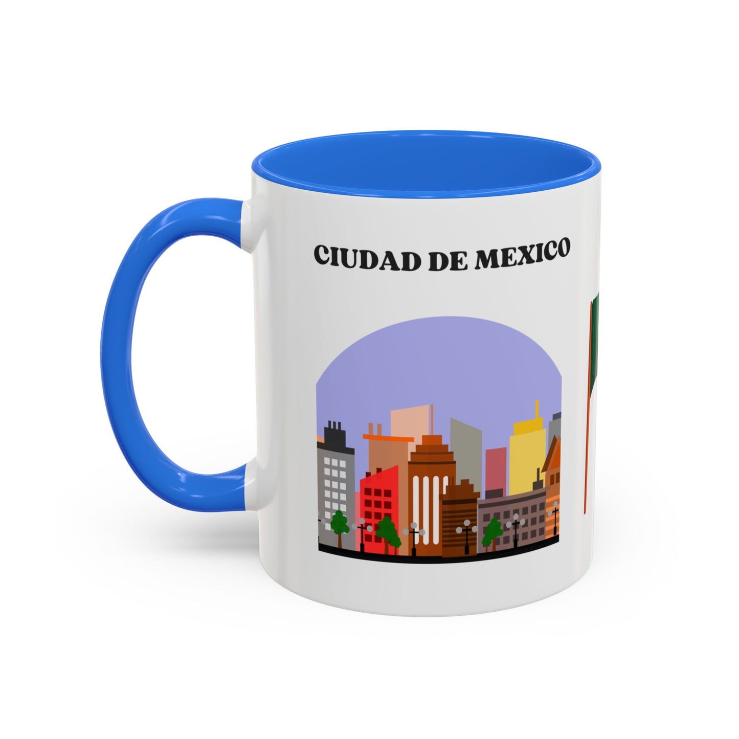 Virgen de Guadalupe Ciudad de México Mug | Colorful Ceramic Coffee Cup