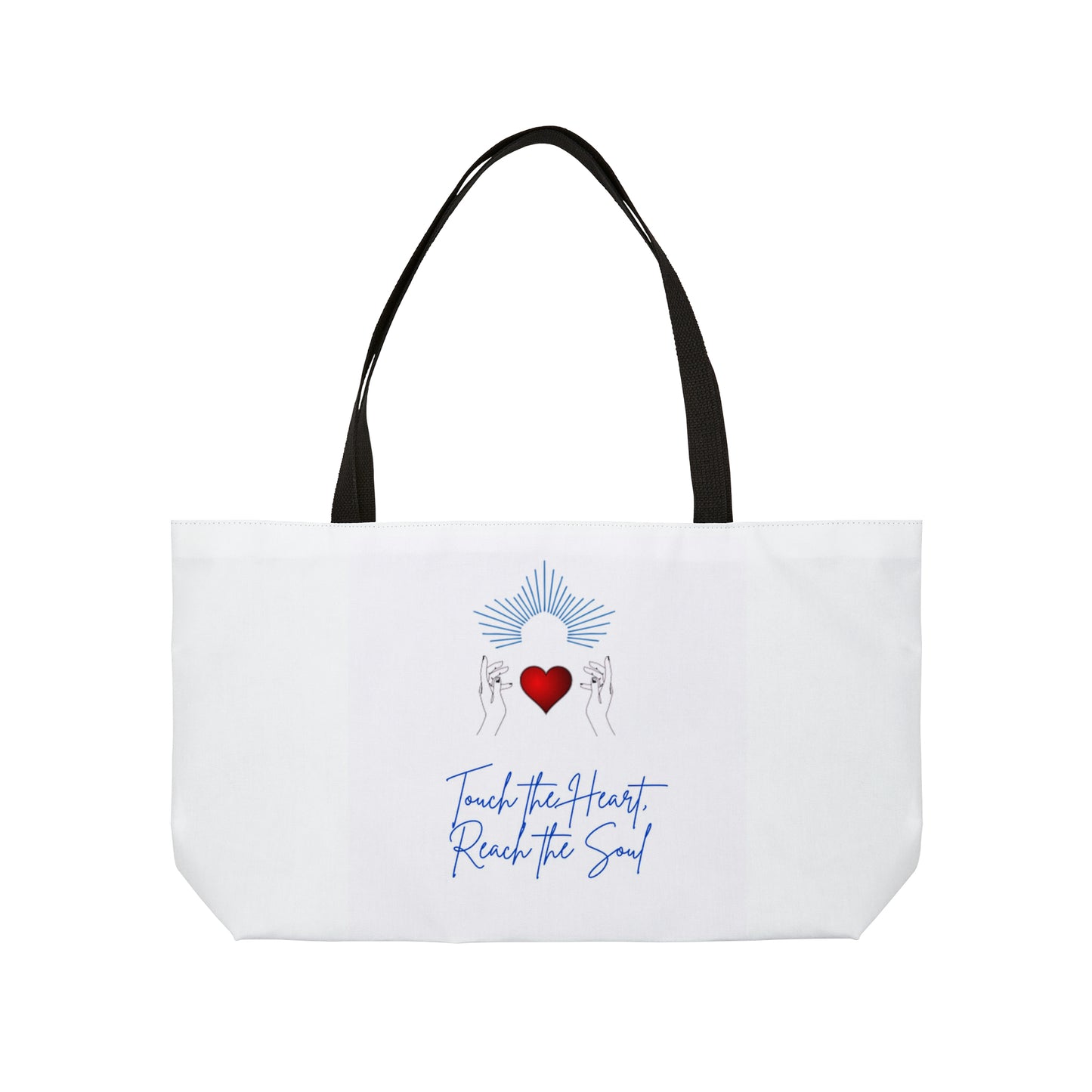 Touch the Heart Reach the Soul Weekender Tote Bag