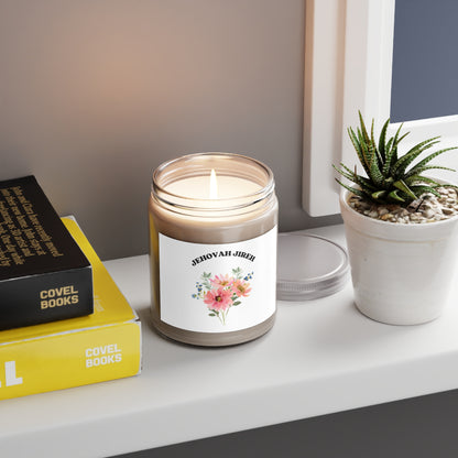 Jehovah Jireh Floral Candle 9oz Soy Candle