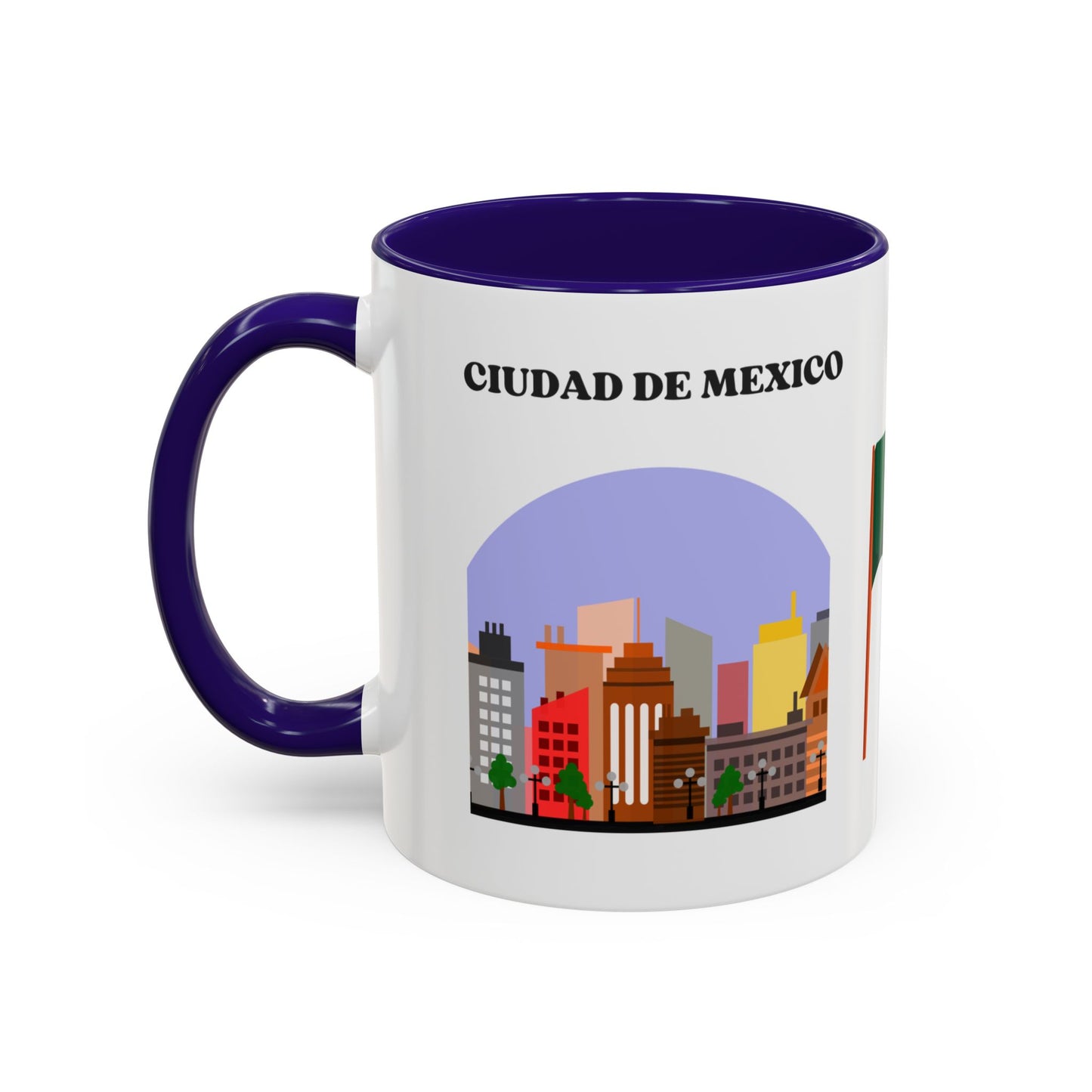Virgen de Guadalupe Ciudad de México Mug | Colorful Ceramic Coffee Cup