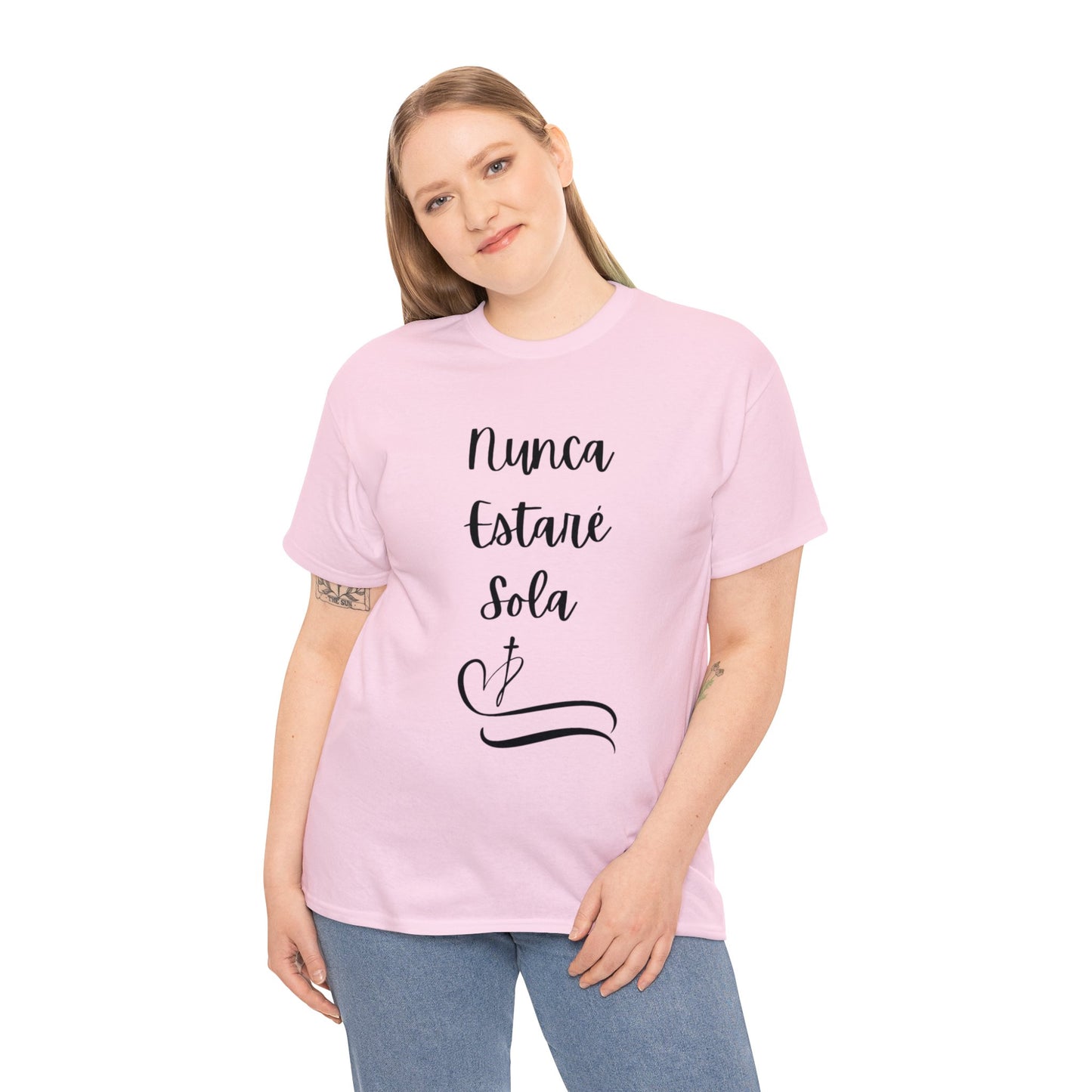 Nunca Estaré Sola T-shirt (I Will Never Be Alone) T-shirt in Spanish