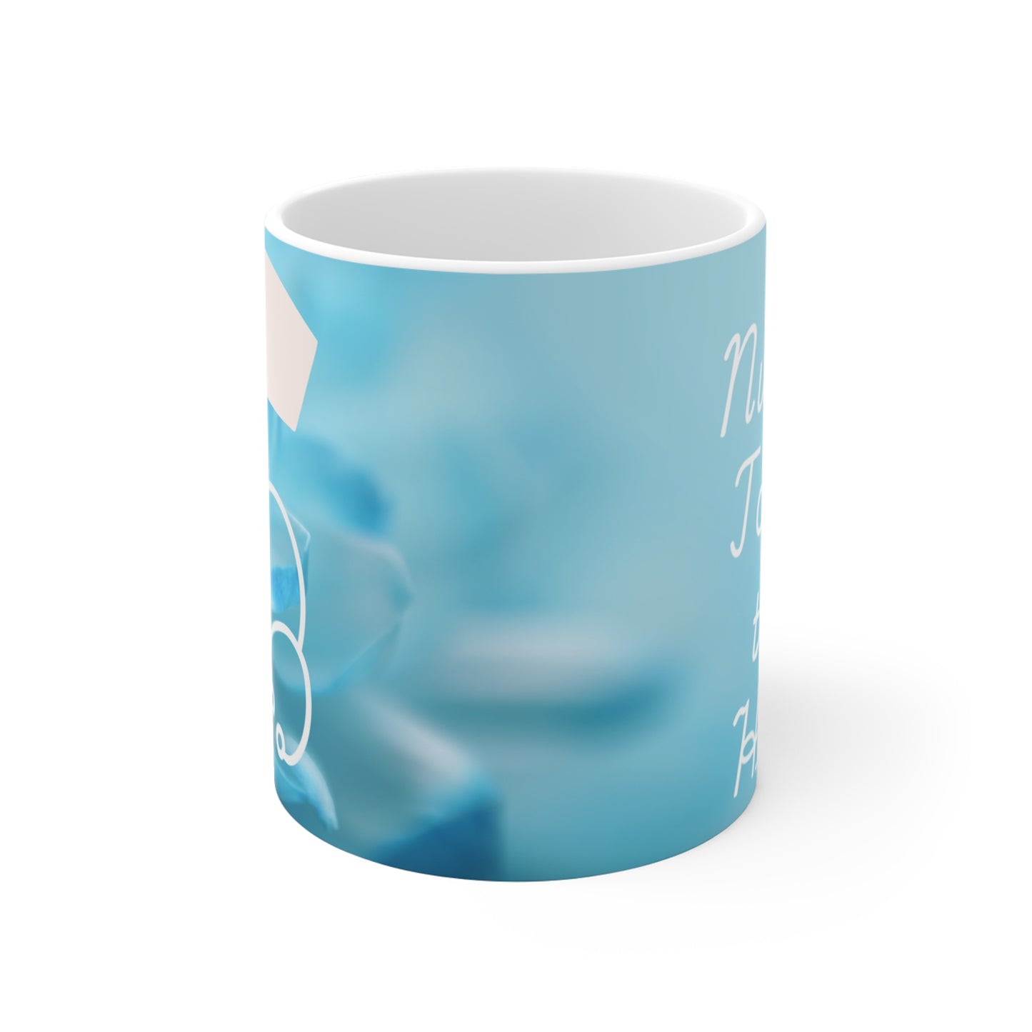 Nurses Touch the Heart Light Blue Mug