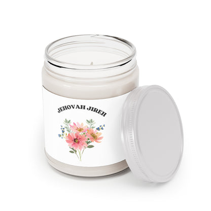 Jehovah Jireh Floral Candle 9oz Soy Candle