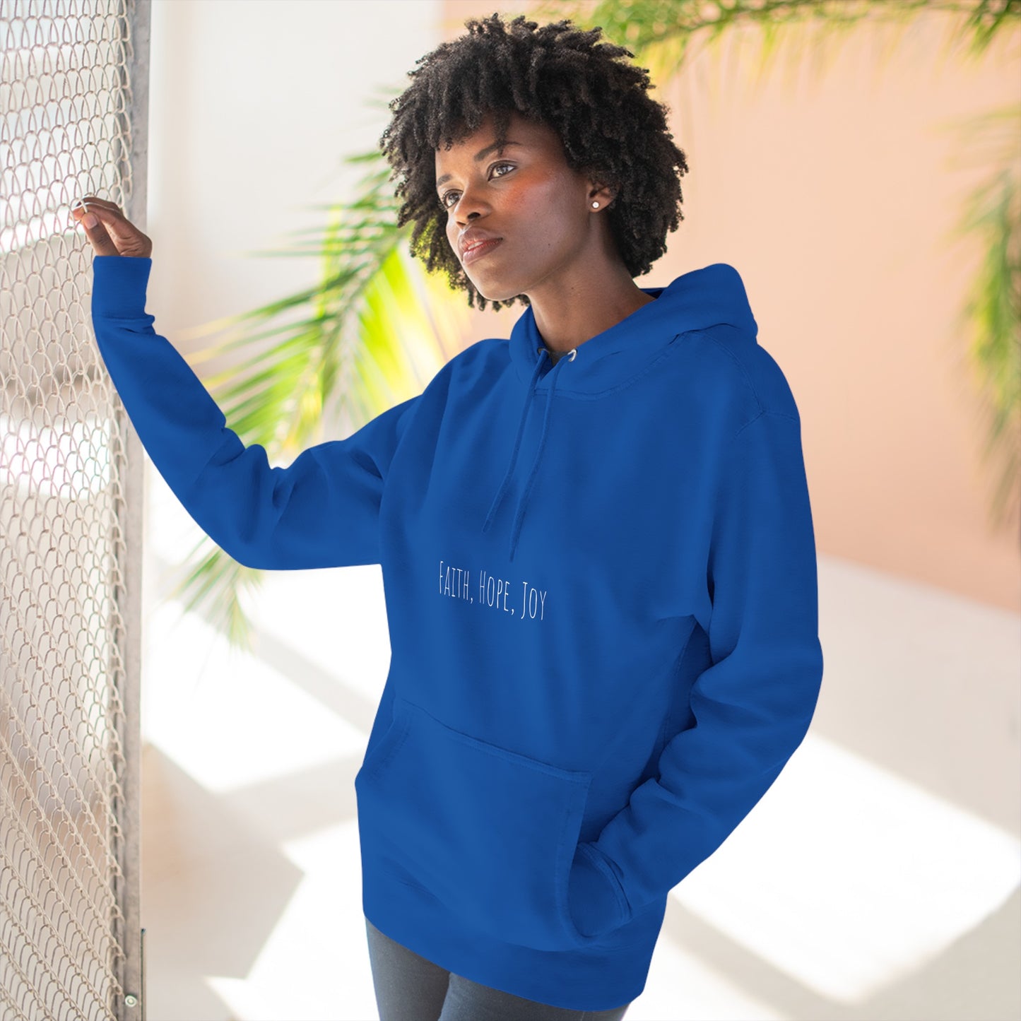 Faith, Hope, Joy Unisex Premium Pullover Hoodie