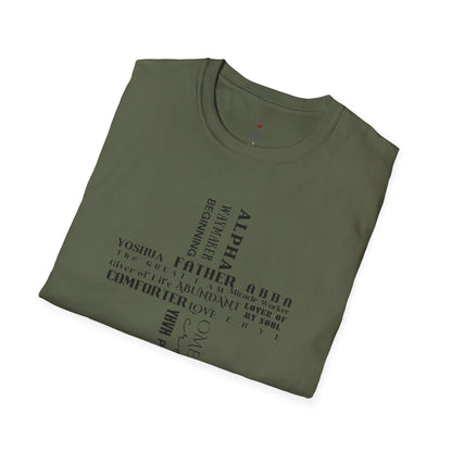 Names of God Cross T-Shirt
