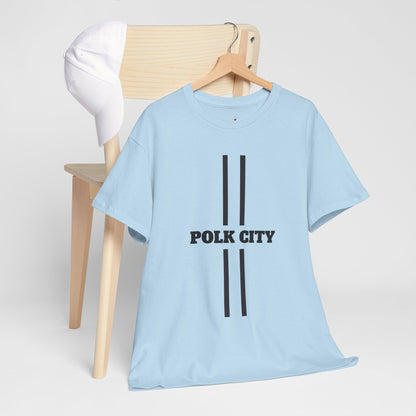 Polk City Unisex Heavy Cotton Tee - Casual Comfort for Every Occasion