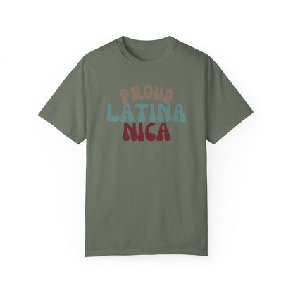 Proud Latina Nica Comfort Colors Garment Dyed T-shirt