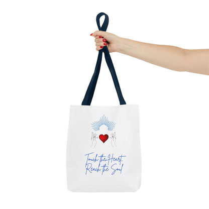 Touch the Heart, Reach the Soul Tote Bag (AOP)