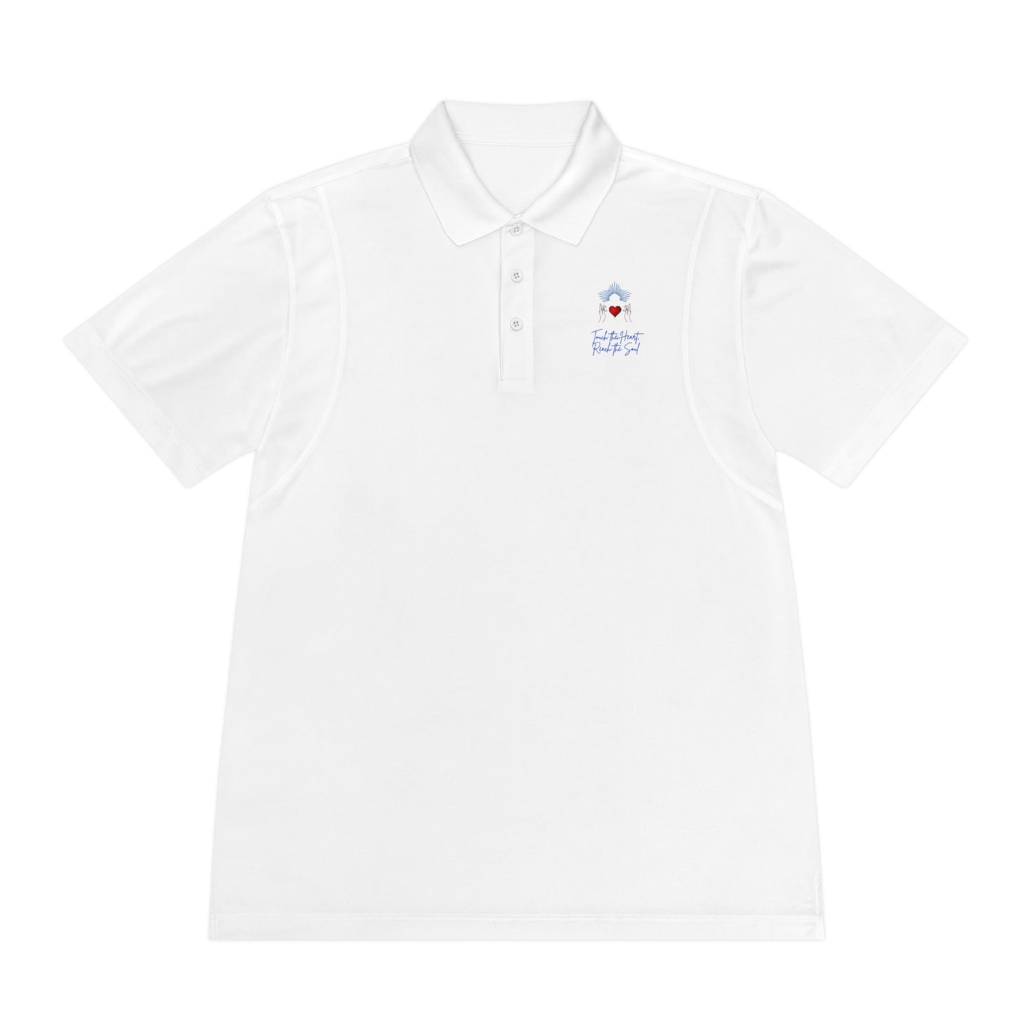 Touch the Heart Logo Men's Sport Polo Shirt