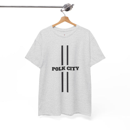 Polk City Unisex Heavy Cotton Tee - Casual Comfort for Every Occasion