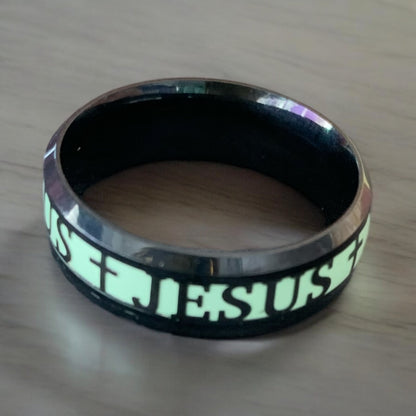 Glow in the Dark Jesus Ring