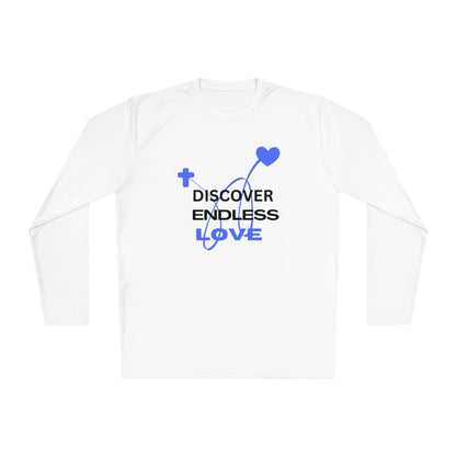 Discover Endless Love Heart and Cross SPORT  Long Sleeve Tee