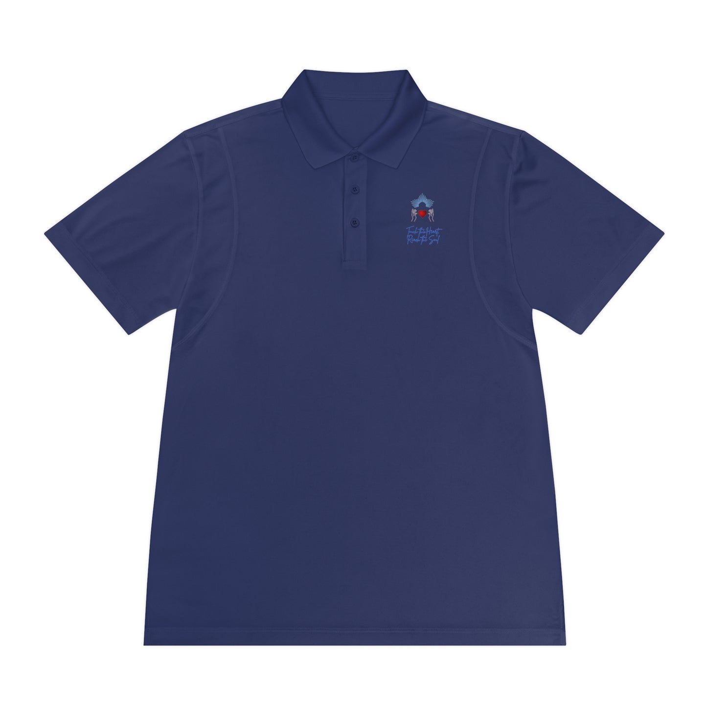 Touch the Heart Logo Men's Sport Polo Shirt