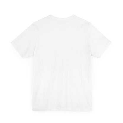 Love Red Hearts and Cross Unisex Jersey Short Sleeve Tee