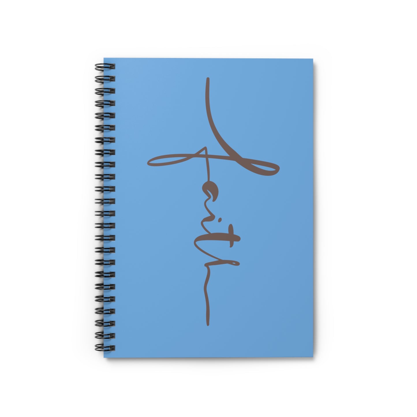 Faith Cross Spiral Notebook - Ruled Line