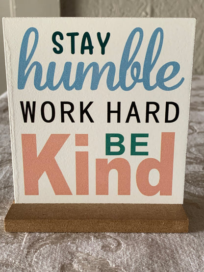 Inspirational Quotes Wooden Table Signs