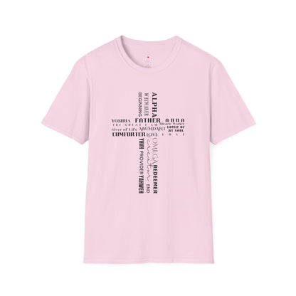 Names of God Cross T-Shirt