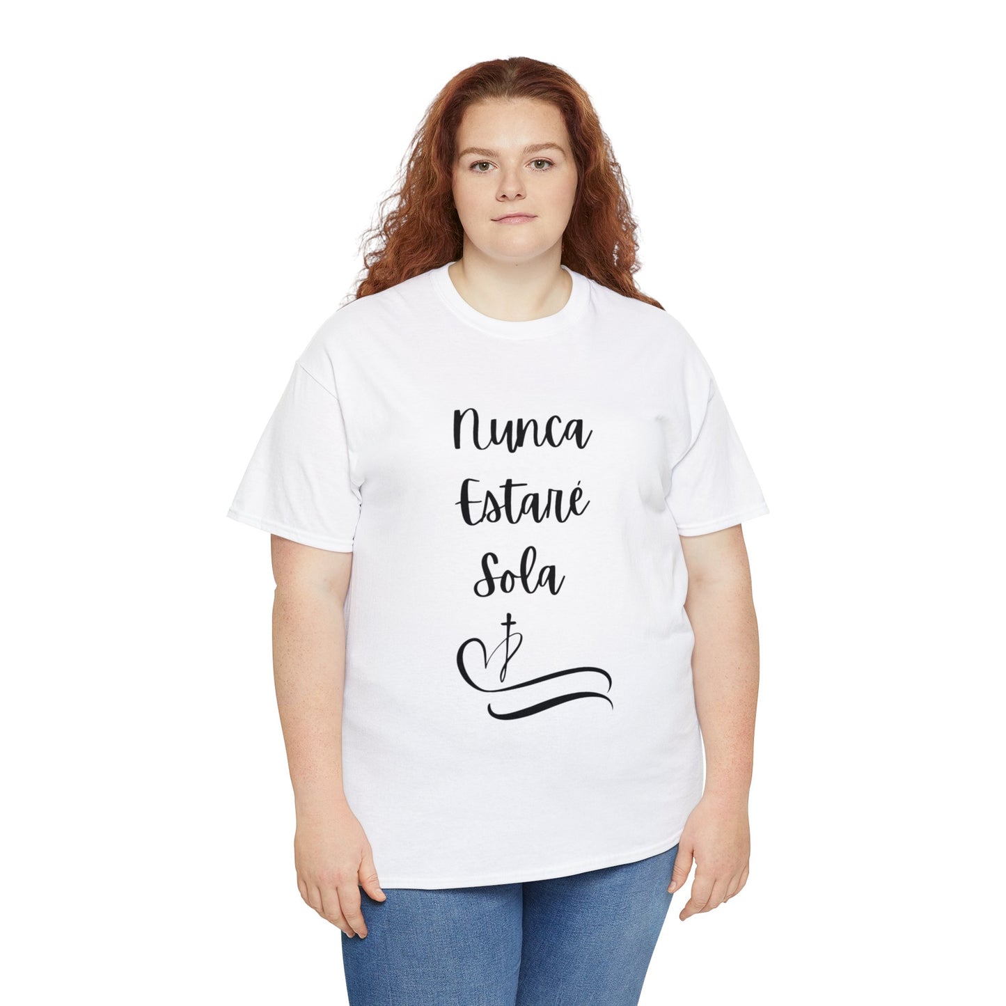 Nunca Estaré Sola T-shirt (I Will Never Be Alone) T-shirt in Spanish